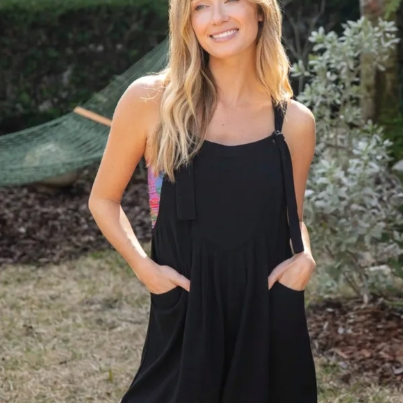 NATURAL LIFE Pants - Natural Life Black Jumpsuit